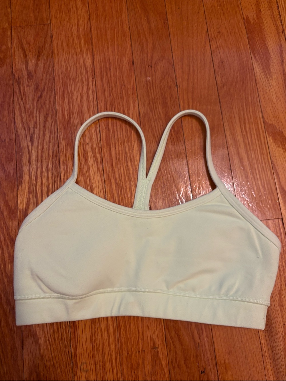 lululemon athletica Light Green Strappy Sports Bra